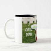 2 Couleurs Chien mignon dans la tasse (Gauche)