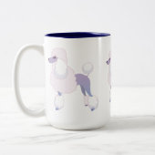 2 Couleurs chiens : Caniche ! tasse (Gauche)