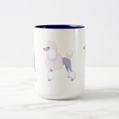 2 Couleurs chiens : Caniche ! tasse (Centre)