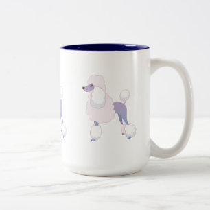 2 Couleurs chiens : Caniche ! tasse