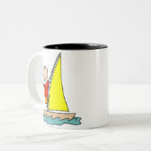 2 Couleurs Chiffre tasse de bâton de navigation (Devant gauche)