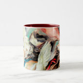 2 Couleurs Ciel et terre - tasse de beaux-arts (Centre)