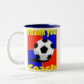 2 Couleurs Coach de football tasse (Gauche)