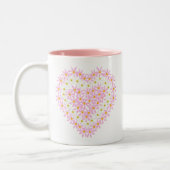 2 Couleurs Coeur de tasse de fleurs (Gauche)