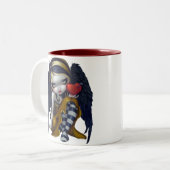 2 Couleurs "Coeur tasse de clous" (Devant gauche)