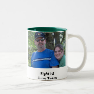 2 Couleurs Combattez-le ! L'équipe de JIM - tasse de café