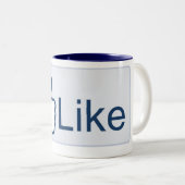 2 Couleurs Comme la tasse de bouton (Devant droit)