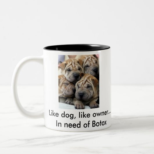 2 Couleurs Comme le chien, comme la tasse de café de (Gauche)