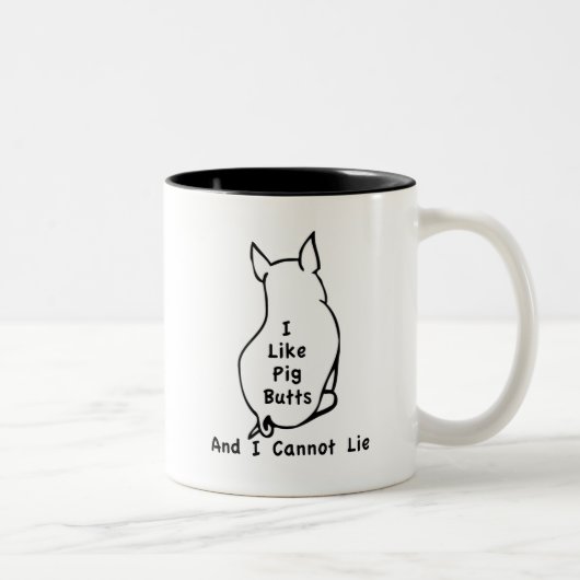 2 Couleurs Comme le porc aboute la tasse (Droit)