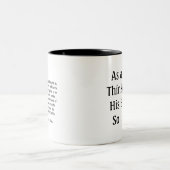 2 Couleurs Comme tasse de Thinketh d'homme (Centre)