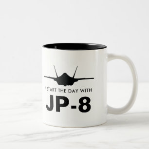 2 Couleurs Commencez la journée avec la tasse JP-8 F-35 Light