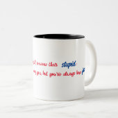2 Couleurs Comment dire poliment à quelqu'un tasse (Devant droit)