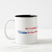 2 Couleurs Comment dire poliment à quelqu'un tasse (Gauche)