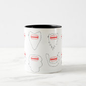 2 Couleurs Comment élever une tasse de barbe (Centre)