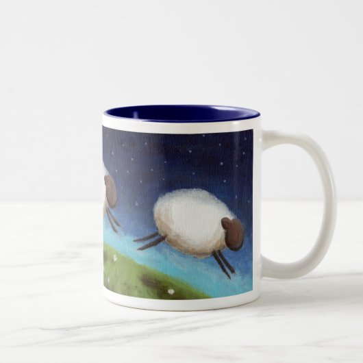 2 Couleurs Compte de la tasse de moutons (Droit)