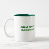 2 COULEURS COMPTEZ VOTRE TASSE DE BÉNÉDICTIONS (Gauche)