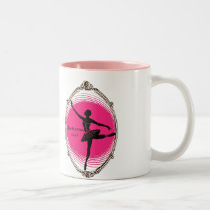 2 Couleurs Conception de Ballerina pour la tasse pour fille