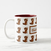 2 Couleurs Conception de castor de tasse (Gauche)