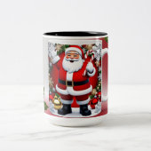 2 Couleurs Conception de la tasse 3D Noël (Centre)