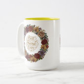 2 COULEURS CONCEPTION DE TASSE MEILLEURE MÈRE JAMAIS, CONCEPT (Devant gauche)