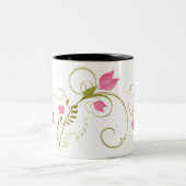2 Couleurs Conception lunatique de tasse de fleurs (Centre)