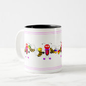 2 Couleurs Conception mignonne de tasse de coccinelles et (Devant gauche)