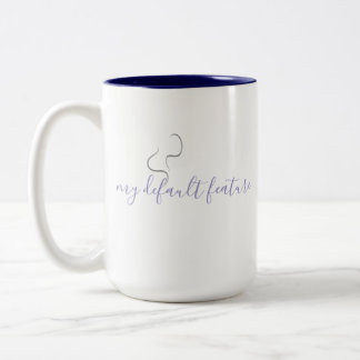 2 Couleurs Conception minimaliste de tasse à café