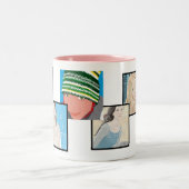 2 Couleurs Conceptions personnalisables de tasse de 2-Ton (Centre)