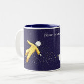 2 Couleurs 'Continue Go' 11oz Tasse de café (Devant gauche)