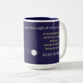 2 Couleurs 'Continue Go' 15oz Tasse de café (Devant droit)