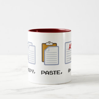 2 Couleurs Copie, pâte, A+ tasse