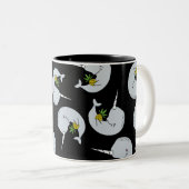 2 Couleurs Cosse de tasse de Narwhals (Devant droit)
