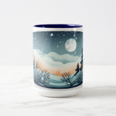 2 Couleurs Cosy tasse à thème hiver (Centre)