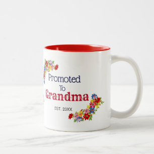 2 Couleurs Coutume favorisée dans la tasse de grand-maman