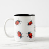 2 COULEURS COUVERT DANS LA TASSE DE COCCINELLES (Gauche)