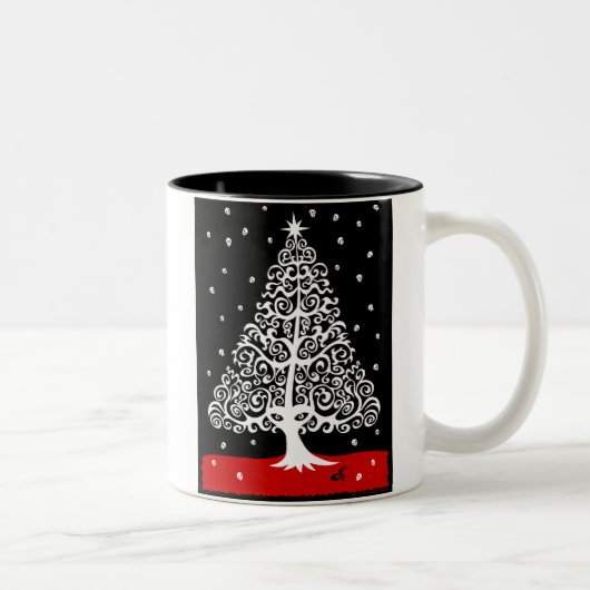 2 Couleurs Crânes pour la tasse de Noël (Droit)