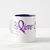 2 Couleurs Croyez "la tasse pourpre " (Devant gauche)