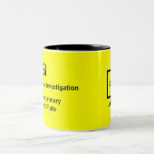 2 Couleurs CSI - une tasse du GEEK TV (Centre)