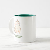 2 Couleurs Cute chatte tasse pour amoureux de les chats (Devant gauche)