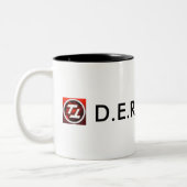 2 Couleurs D.E.R.P. Tasse de duo (Gauche)