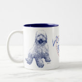 2 COULEURS D'AMOUR MA TASSE DE   DE GRIFFONNAGE DE (Gauche)