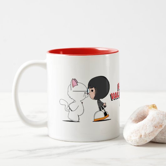 2 Couleurs D'amour tasse de Pythagore maintenant (Avec donut)