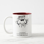 2 Couleurs DANS la tasse d'OPTIMISMES (Gauche)