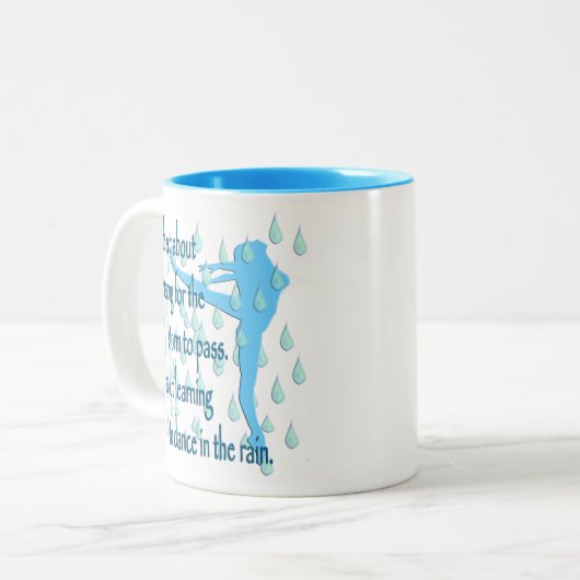 2 Couleurs Danse dans la tasse de pluie (Devant gauche)