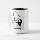 2 Couleurs Danse sur la tasse de Pointe (Devant gauche)