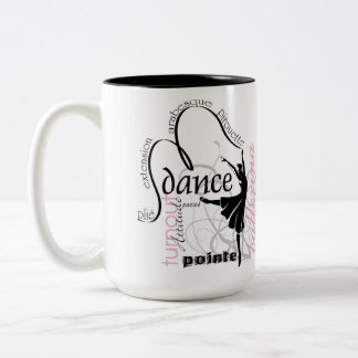 2 Couleurs Danse sur la tasse de Pointe