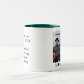 2 Couleurs De bande pluse âgé de 2014 tasse commémorative (Centre)