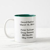 2 Couleurs De bande pluse âgé de 2014 tasse commémorative (Gauche)