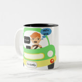 2 Couleurs ~ de tasse directionnellement contesté (Devant gauche)