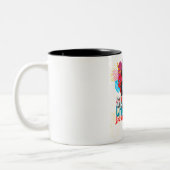 2 Couleurs défi d'été thème café tasse (Gauche)